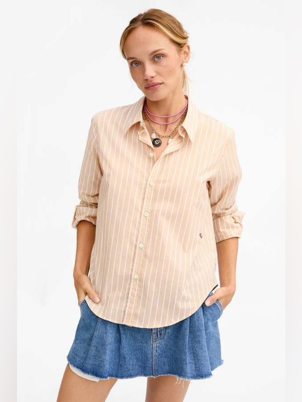 Clare V Suzette Shirt Size M